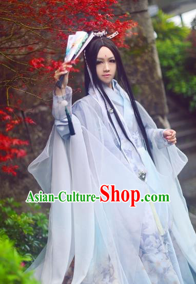 Chinese Ancient Cosplay Costume Northern and Southern Dynasties Swordsman Clothing for Men