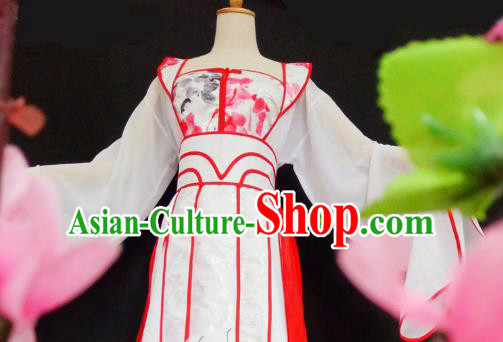 Chinese Ancient Cosplay Princess Fairy Costume Traditional Song Dynasty Princess Hanfu Dress for Women