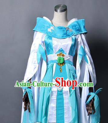 Chinese Traditional Ancient Female Warrior Clothing Cosplay Swordswoman Costume for Women