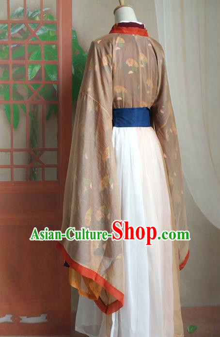 Chinese Ancient Palace Lady Hanfu Han Dynasty Imperial Concubine Queen Embroidered Historical Costumes