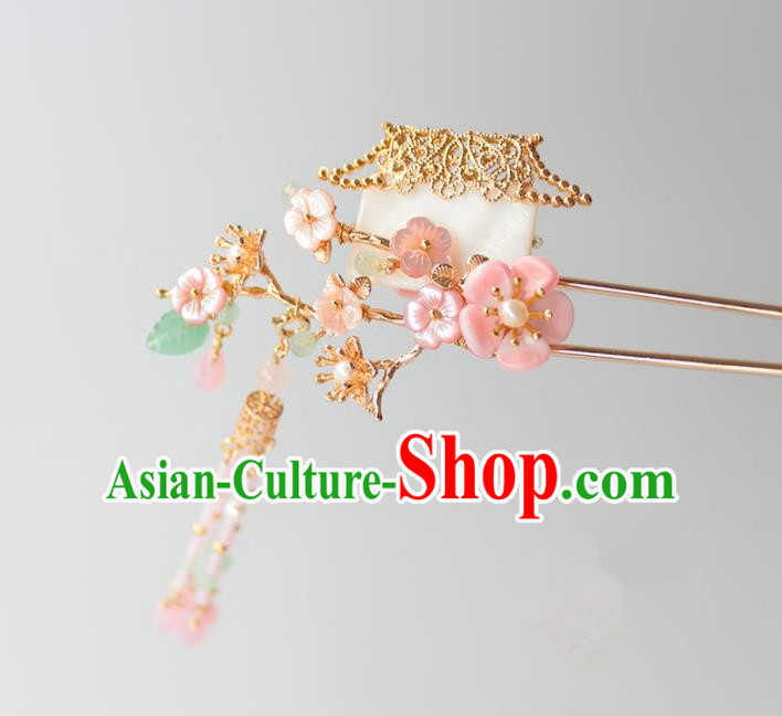 Chinese Ancient Handmade Tassel Hair Clip Hair Accessories Hanfu Hairpins for Women