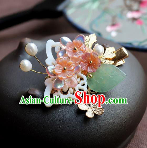 Chinese Ancient Handmade Classical Shell Hair Claw Hair Accessories Hanfu Hairpins for Women