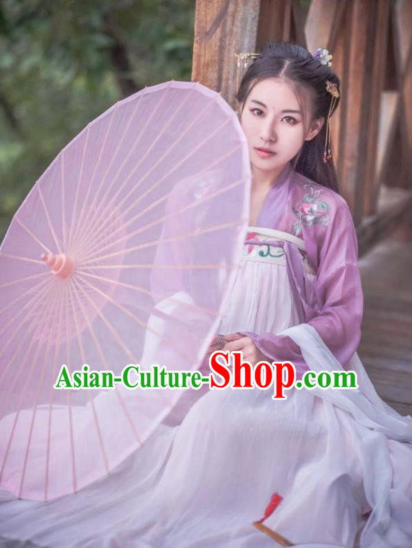 Chinese Ancient Palace Lady Hanfu Han Dynasty Imperial Concubine Queen Embroidered Historical Costumes