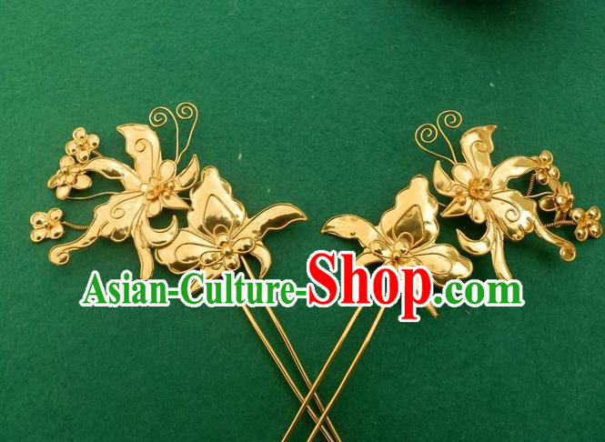 Chinese Traditional Miao Nationality Hair Clip Hair Accessories Hairpins Headwear for Women