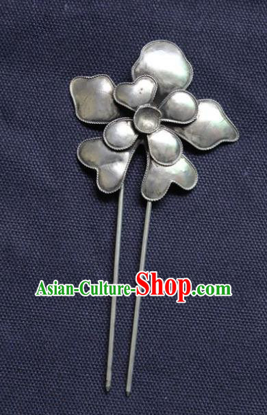 Traditional Chinese Miao Nationality Hanfu Flower Hairpins Hair Accessories for Women