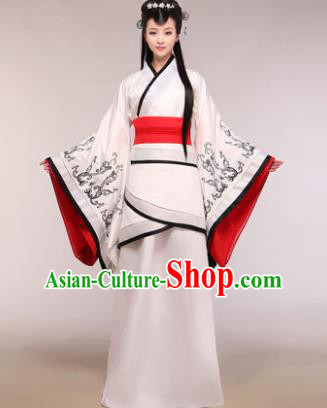 Traditional Chinese Han Dynasty Imperial Concubine Costume Ancient Princess Hanfu Dress for Women