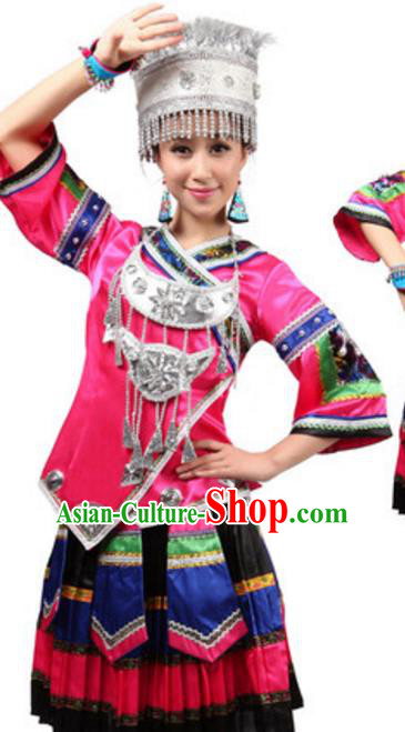 Traditional Chinese Yangge Fan Dance Folk Dance Ethnic Costume Classical Yangko Chorus Modern Dance Dress Halloween Clothing and Shoes