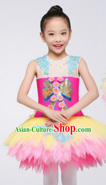 Top Grade Modern Dance Ballet Dance Dress Stage Performance Chorus Costume for Kids