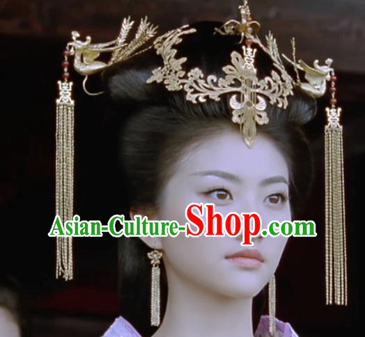 Chinese Traditional Miao Nationality Hairpins Queen Hair Accessories Complete Set for Women