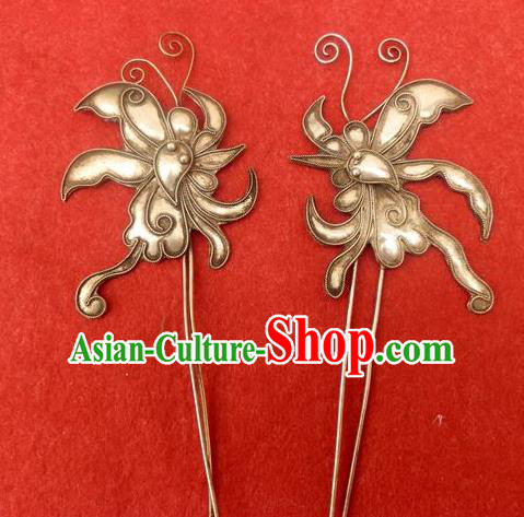 Chinese Traditional Ancient Queen Butterfly Hairpins Hair Accessories for Women