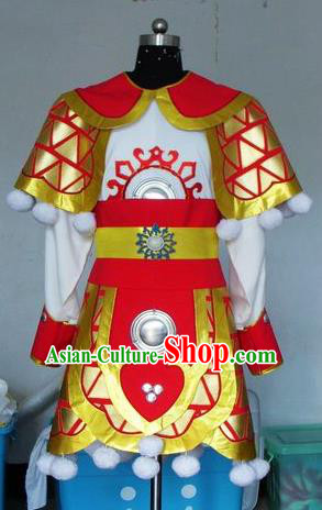 Chinese Traditional Shaoxing Opera General Robe Peking Opera Niche Costumes for Adults