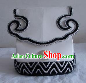 Chinese Traditional Beijing Opera Taoist Priest Scholar White Hats for Men