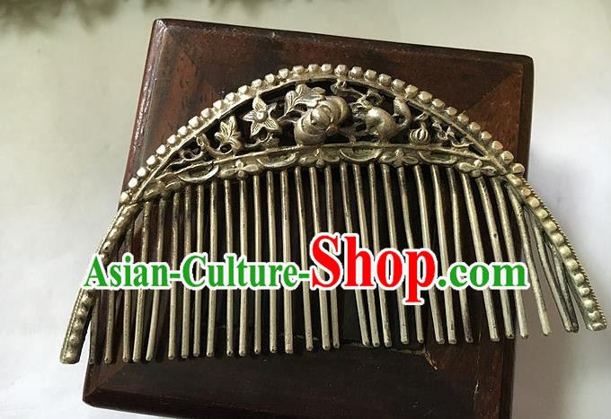 Chinese Traditional Ancient Hairpins Hair Accessories Carving Hair Comb for Women