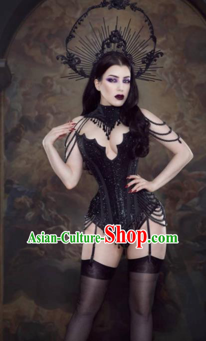 Top Grade Halloween Stage Performance Customized Costume Models Catwalks Clothing for Women