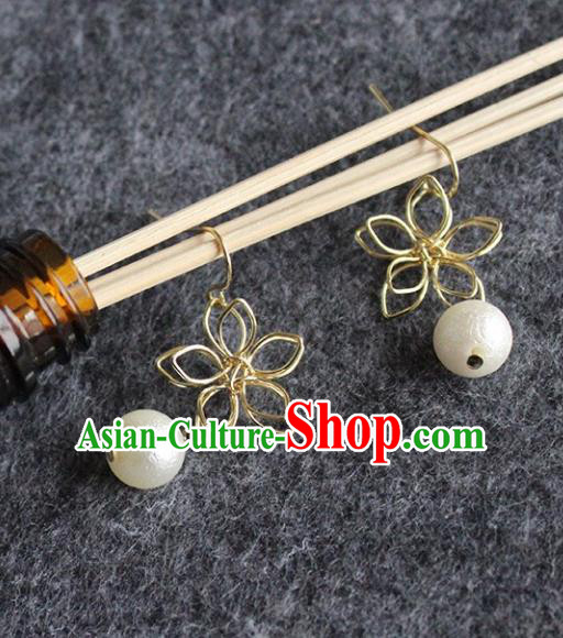 Chinese Traditional Jewelry Accessories Ancient Hanfu Earrings for Women