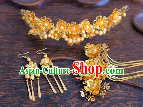 Chinese Traditional Hair Accessories Ancient Hanfu Butterfly Hair Comb Hairpin for Women