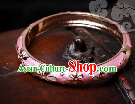 Chinese Traditional Jewelry Accessories Ancient Palace Hanfu Cloisonne Bracelet for Women