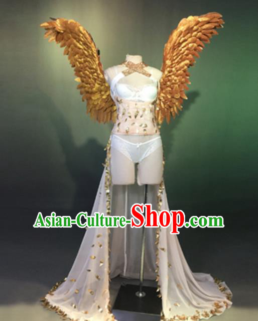 Top Grade Stage Performance Models Show Wings Brazilian Rio Carnival Costume for Women