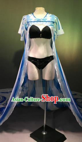 Top Grade Models Show Costume Stage Performance Catwalks Bikini Dress for Women