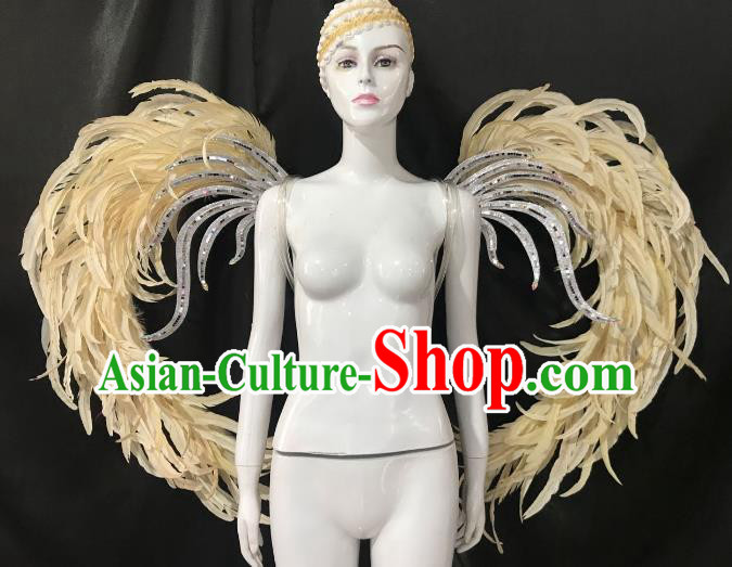 Top Grade Brazilian Carnival Feather Wings Miami Feathers Deluxe Wings for Women