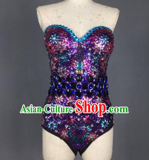 Top Grade Catwalks Swimsuit Costume Stage Performance Bikini Swimwear for Women
