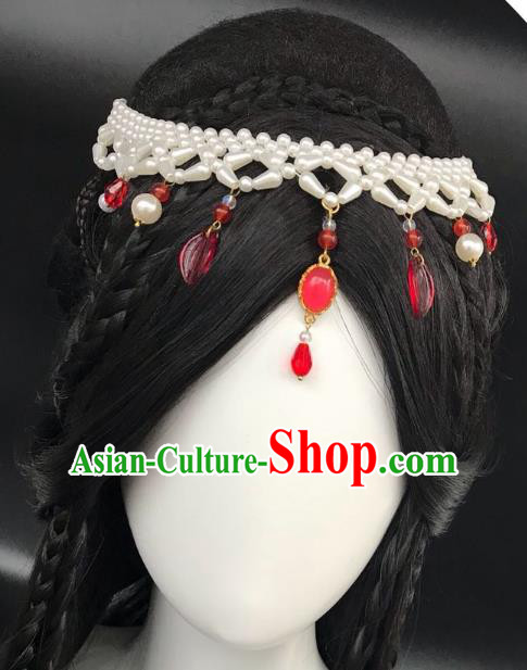 Chinese Traditional Hair Accessories Ancient Hair Clasp Hanfu Tassel Hairpins for Women