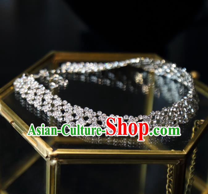 Top Grade Wedding Jewelry Accessories Bride Zircon Necklace for Women