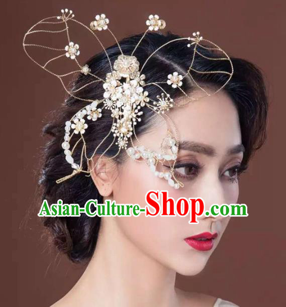 Handmade Wedding Hair Accessories Baroque Bridal Butterfly Hair Stick Headwear for Women