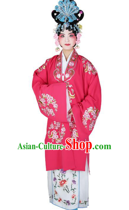 Professional Chinese Traditional Beijing Opera Diva Embroidered Plum Blossom Costumes for Adults