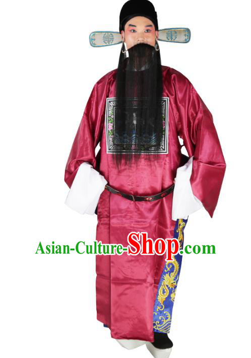 Traditional China Beijing Opera Costume Gifted Scholar Embroidered Robe and Hat Ancient Chinese Peking Opera Embroidery Clothing