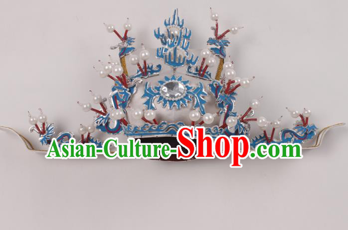 Top Grade Chinese Beijing Opera Prime Minister Headwear Peking Opera Hat for Men