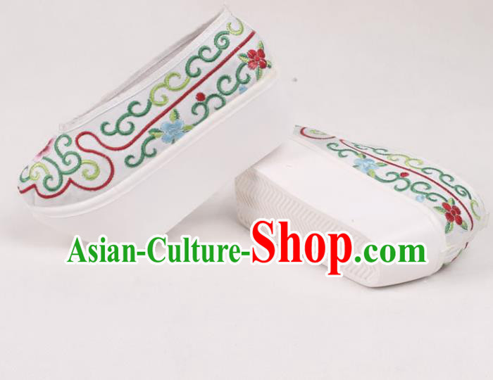 Chinese Traditional Beijing Opera Embroidered Shoes Peking Opera Niche Cloth Shoes for Men