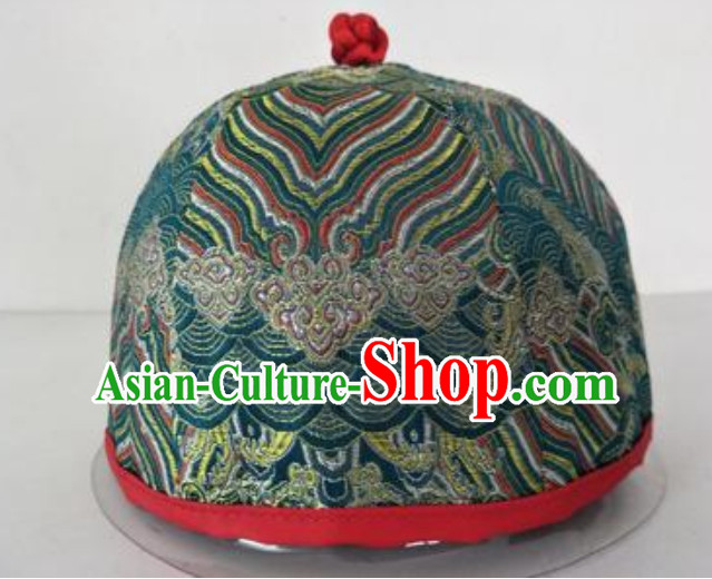 Chinese Ancient Style Handmade Qing Dynasty Hat for Sale