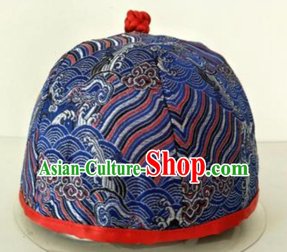 Chinese Ancient Style Handmade Qing Dynasty Hat for Sale