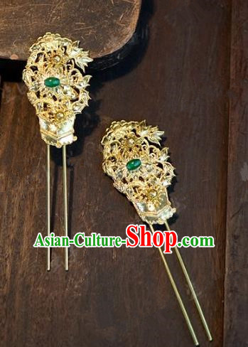 Chinese Handmade Wedding jade Phoenix Coronet Hair Accessories Ancient Tassel Hairpins Complete Set for Women