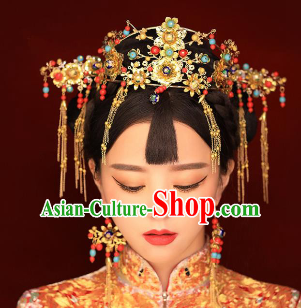 Chinese Ancient Style Hair Jewelry Accessories Cosplay Hairpins Headwear Headdress for Women