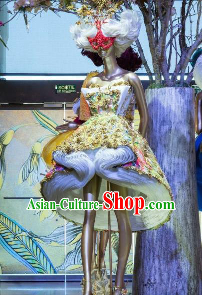 Top Grade Catwalks Costume Stage Performance Model Show Dress for Women