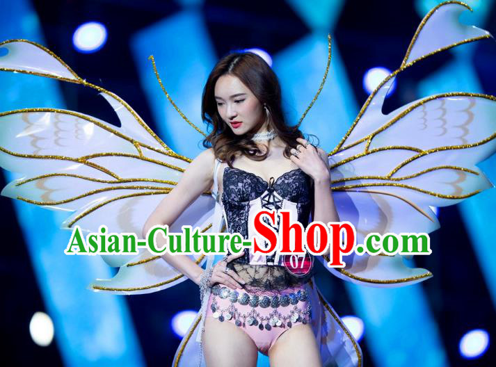 Top Grade Catwalks Swimsuit Wing Stage Performance Model Show Customized Butterfly Wings for Women