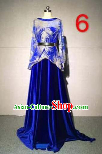 Top Grade Catwalks Customized Costume Model Show Princess Full Dress for Women