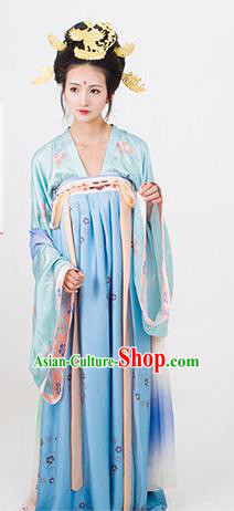 Chinese Tang Dynasty Imperial Concubine Hanfu Dress Ancient Palace Embroidered Costumes for Women