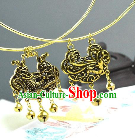 Chinese Traditional Ancient Longevity Lock Accessories Hanfu Necklace for Women