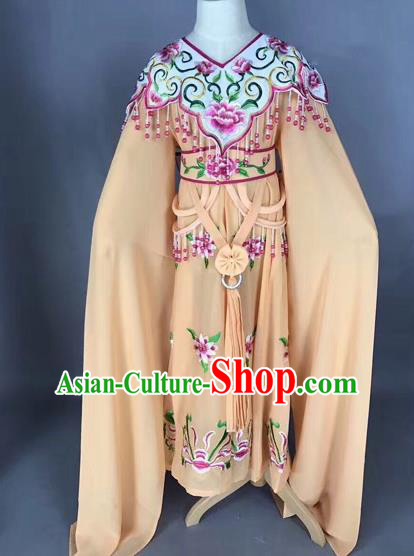 Traditional Chinese Peking Opera Costume Beijing Opera Actress Ginger Dress for Kids