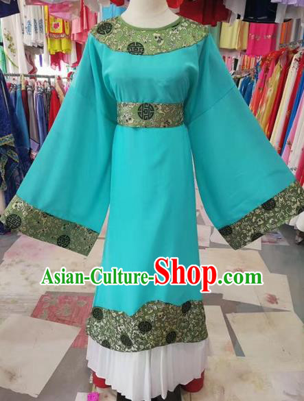 Chinese Beijing Opera Niche Green Robe Traditional Peking Opera Prince Costume for Adults