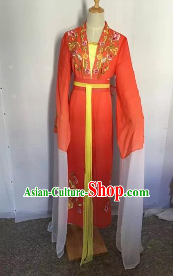 Chinese Peking Opera Princess Fairy Red Dress Traditional Beijing Opera Diva Costume for Adults