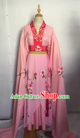 Chinese Peking Opera Fairy Pink Dress Traditional Beijing Opera Diva Costume for Adults