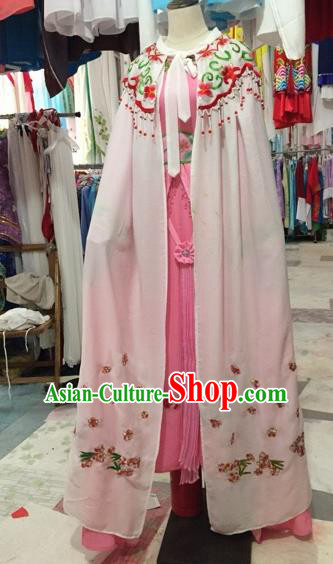 Chinese Shaoxing Opera Embroidered Cloak Traditional Beijing Opera Diva Costume for Adults