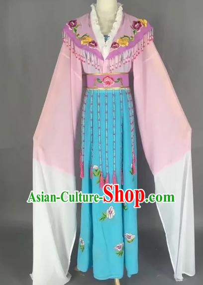 Chinese Beijing Opera Diva Pink Dress Ancient Imperial Consort Costume for Adults