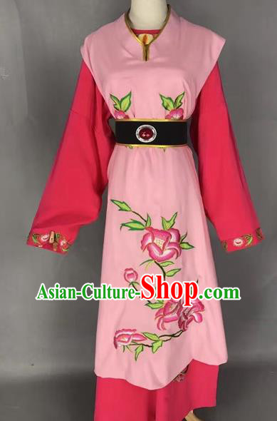 Chinese Beijing Opera Niche Pink Clothing Traditional Peking Opera Costumes for Adults