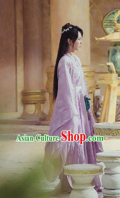 Chinese Ancient Princess Dress Drama The Honey Sank Like Frost Fairy Costume for Women