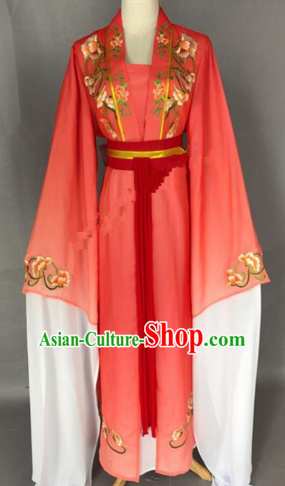 Chinese Ancient Princess Red Costume Traditional Beijing Opera Diva Dress for Adults